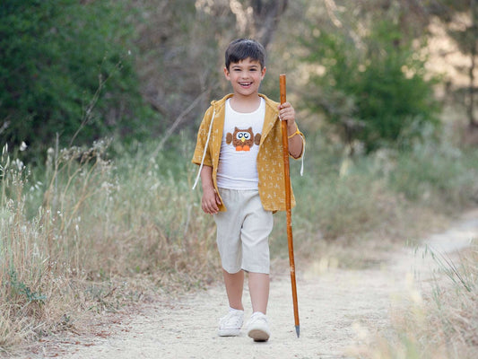 Camisa infantil con capucha de niño Barry - La Boutique de Kannela