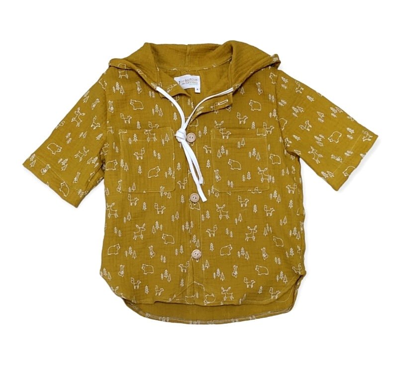 Camisa infantil con capucha de niño Barry - La Boutique de Kannela