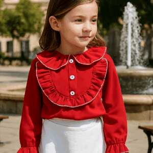 Blusa de manga larga de niña Milena
