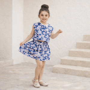 Conjunto infantil top y falda de niña Nikkó